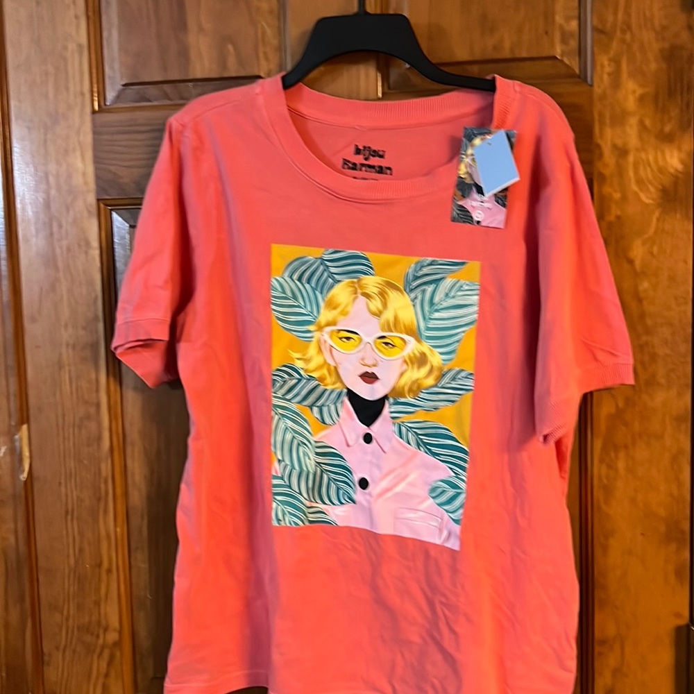 New Bijou Karman Womens Shirt XL NWT